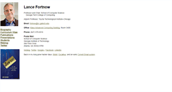 Desktop Screenshot of lance.fortnow.com